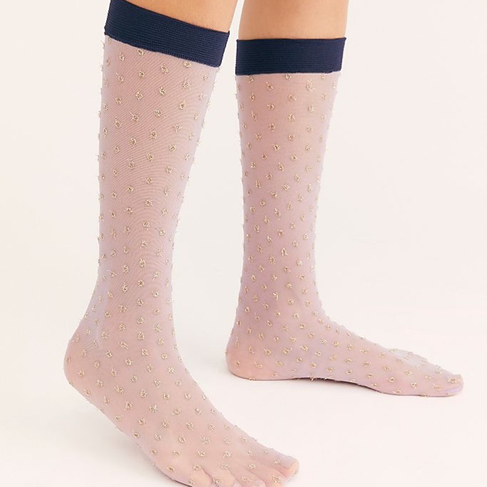 Free People Anita Knee High Socks by Hysteria